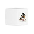 thumbnail image 3 of DistinctInk Greeting Card / Note Card - Australian Shepherd Puppy Graduation - PACK of 5, 3 of 7