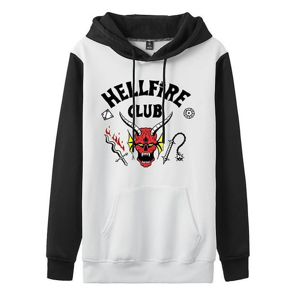Stranger Things 4 The Hellfire Club Hoodie Cosplay Halloween Costume Hoodie Coat