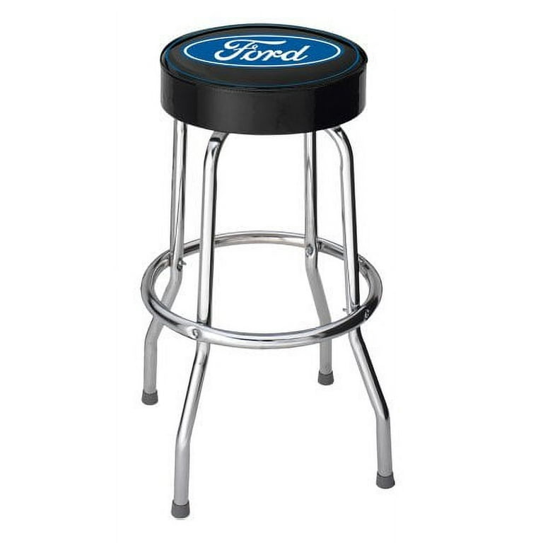 Ford Blue Oval Garage Stool