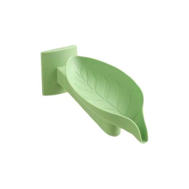TIELUTT Leaf Shaped Soap Adjustable in Three Rotations Wall Rack over Stainless Steel Camp Roll up Dish Drying Rack over the Strainer Storage Rack for Kitchen Counter