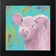 thumbnail image 2 of Dyer, Beverly 20x20 Black Modern Framed Museum Art Print Titled - Farm Life Pig, 2 of 5