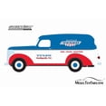 thumbnail image 3 of 1939 Chevy Panel Truck, White with Blue and Red - Greenlight 85041 - 1/24 scale Diecast Model Toy Car, 3 of 5
