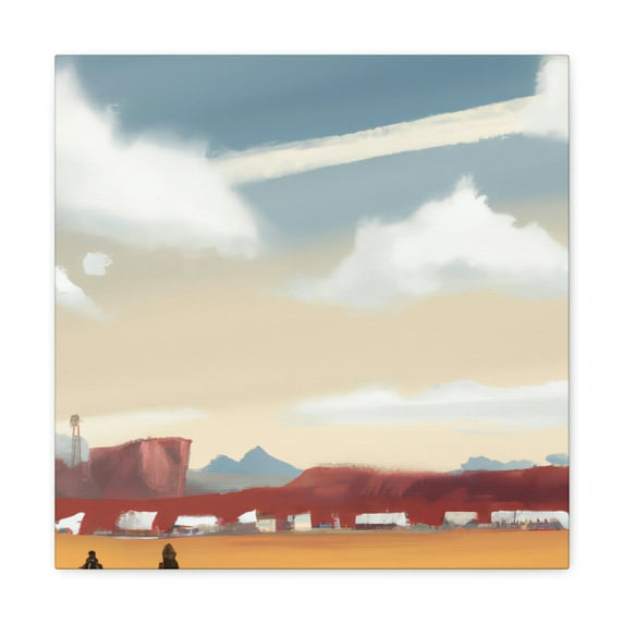 Frontier Town Simplicity - Canvas