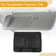 thumbnail image 3 of Clip para gafas de sol del coche Unique Bargains, soporte universal para gafas de sol en el parasol del coche, cuero negro 15.7x11.7cm 1 Pcs, 3 of 7