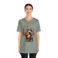 thumbnail image 3 of Capybara Opossum Bella & Canvas Unisex Short Sleeve Cotton T-Shirt,XS - 4XL, 3 of 4