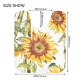 thumbnail image 3 of Toilet Rug Set Non-Slip Bathroom Rugs Soft Plush Machine Washable Contour Bath Mat Sunflower and Bamboo 24x20/24x16, 3 of 9