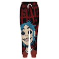 thumbnail image 4 of Gorillaz Men's Sweatpants Printed Long Joggers Athletic Track Pants Soft Lounge Pants for Leisure, Sports & Travel M, 4 of 7