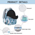 thumbnail image 4 of Butterfly Student School Backpack for Student Cute Colorful Floral Pattern Bookbag Artistic Aesthetic Design for Butterfly Lovers Tropical Fashion Style, 4 of 6