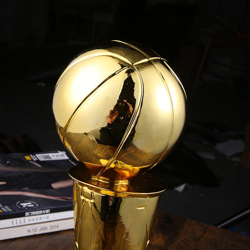 Replica Trofeo Larry O'Brien NBA - Souvenir In Argento E Oro 24k Per Fan - Scegli Tra 4 Dimensioni (16-60 Cm) - 6