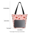 thumbnail image 3 of Honeii Cute Strawberry C Print Women Top Handle Satchel Handbags,Fashion Handbag,Messenger Tote Bag Purse for Women,Shoulder Bag Handbag for Travel, Work, 3 of 6