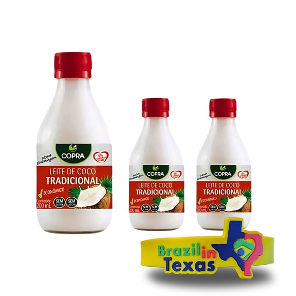 Copra Coconut Milk 6.76 fl oz | Pack of 4 Bundle Brazil in Texas
