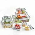 Mainstays 18 Piece Tritan Food Storage Set Stainproof Plastic
