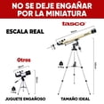 thumbnail image 3 of Telescopio Tasco Luminova 60x900mm Refractor Dorado, 3 of 11