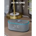 thumbnail image 2 of Despertador Radio Odokee Cargador inalámbrico 10W Bluetooth Gris, 2 of 7