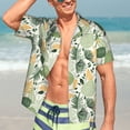 thumbnail image 7 of Susaid Hawaiian Style Print Hawaiian Shirts for Men Women,Hawaiian Summer Short-Sleeve Casual Relaxed-Fit Button-Down,Large, 7 of 7