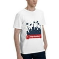 thumbnail image 2 of Bingfone Congratulation Graduate Men'S Loose Fit Short-Sleeve Pocket T-Shirt, 2 of 7
