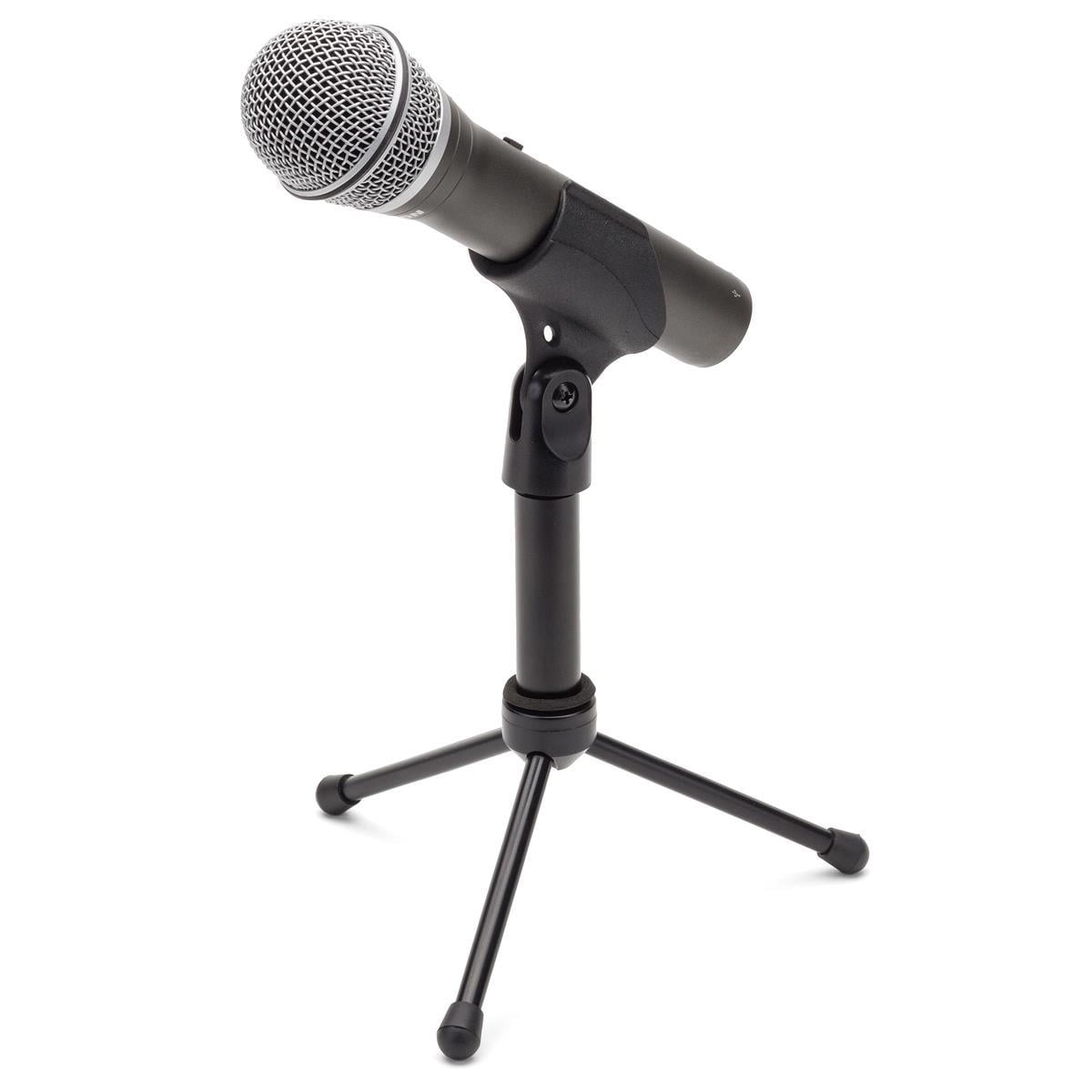 Samson Q2U Recording and Podcasting Pack with USB/XLR Dynamic Microphone, Bundle with TAPH100 Studio Monitor Headphones