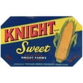 thumbnail image 3 of Anonymous 18x13 Black Modern Framed Museum Art Print Titled - Knight Brand Sweet Corn Label (1930-1950), 3 of 5