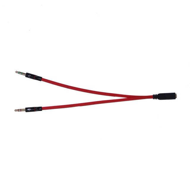 Cable adaptador de audio de 3,5 mm 1 a 2 Línea de audio universal para micrófono de auriculares de computadora Ndcxsfigh Para estrenar