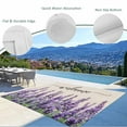 thumbnail image 4 of Fsddascl Purple Lavender Outdoor Rug for Patio/Deck/Porch, Non-Slip Large Area Rug 4 x 6 Ft, Purple Spring Floral Wildflower Plant Indoor Outdoor Rugs Washable Area Rugs, Camping Rug Carpet, 4 of 5