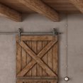 thumbnail image 1 of unbranded Protector De Pared Para Puerta Barn Door Stopper Negro En Aleación De Zinc, 1 of 6