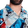 thumbnail image 5 of Ice Hockey Men's Casual Printed Button Down Short Sleeve Spread Collar Beach Shirts for Summer, Unisex, 5 of 6