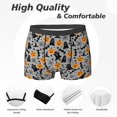 thumbnail image 2 of Men's Boxer Briefs, halloween elements pumpkins Soft Comfy Mens Underwear Boxer Briefs Breathable With Widen Waist, 2 of 7