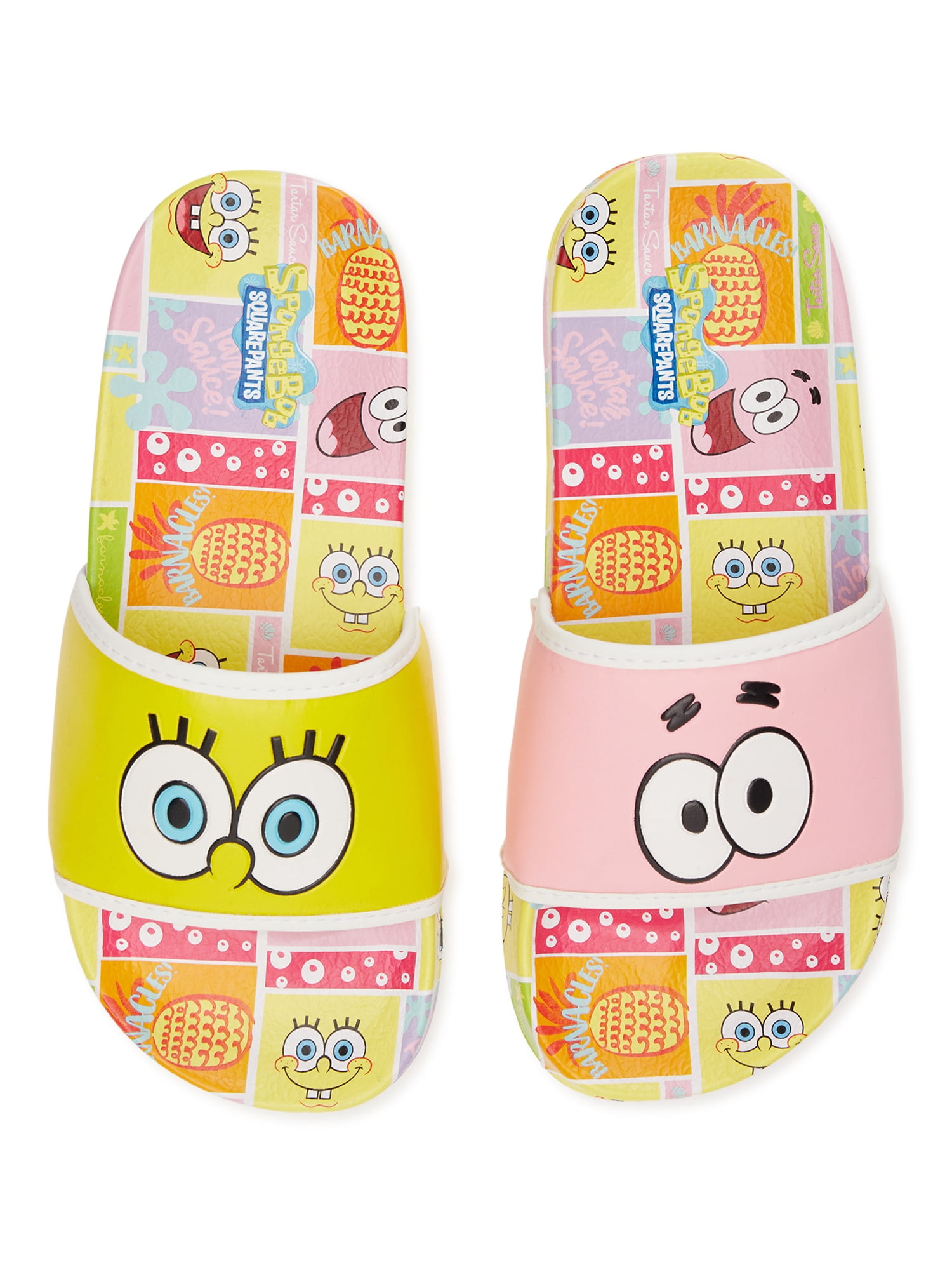 SpongeBob SquarePants Women's SpongeBob and Patrick Sandals
