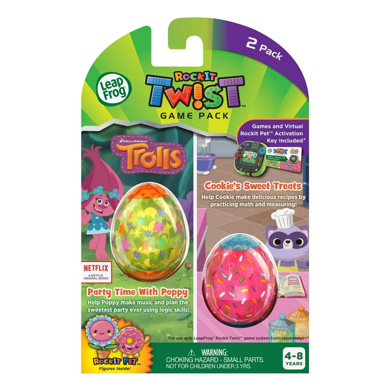 LeapFrog RockIt Twist 2 Pack: Trolls Party Time Poppy & Cookie
