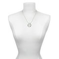 thumbnail image 3 of Delight Jewelry Silvertone XOXO Silvertone Grandmother Ring Charm Necklace, 18", 3 of 4