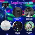 thumbnail image 5 of Bola de Discoteca Giratoria de 6 Pulgadas con Motor, Velocidad Ajustable de 6 A 12 RPM, Luz de Discoteca para DJ, Bodas, Fiestas, Cumpleaños y Navidad., 5 of 5