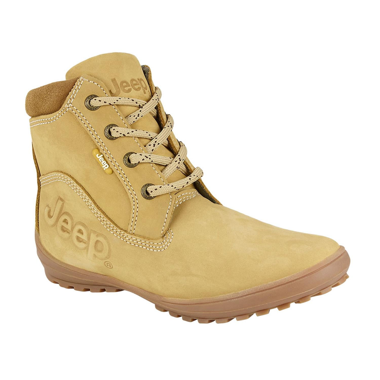 Bota JEEP Mujer tipo Botin Original Durables Casual amarillo