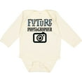thumbnail image 3 of Inktastic Future Photographer Childs Camera Boys or Girls Long Sleeve Baby Bodysuit, 3 of 5