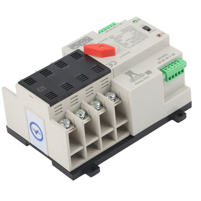 Interruptor de transferencia automático de doble fuente de alimentación W2R‑100, 4P, 63 A