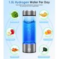 thumbnail image 6 of Portable Hydrogen Water Bottle Generator 3Min Quick Electrolysis, Water Ionizer Machine for Office,Daily Drinking, Silver, 6 of 8