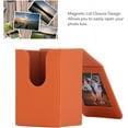 thumbnail image 5 of Photo Storage Box, Decorative Box, Functional Storage Case for 2x3 Films/Photos/Cards, Polaroid Photo Storage Box Photo Holder Compatible with Fujifilm Instax Mini Film, Brown, 5 of 7