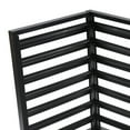 thumbnail image 5 of ToppiJoy 2–3P 3 Panels Air Conditioner Fence, AC Protection Pool Equipment Trash Can Fence Panels for Backyard Patio Garden (Black, 43.3*23.62*31.49in), 5 of 15