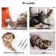thumbnail image 3 of Protectores de Muebles Cinta Disuasoria de Arañazos para Gatos Cinta de Entrenamiento para Mascotas Autoadhesiva Transparente para Muebles, 3 of 5