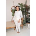 thumbnail image 5 of Fringed Tassel Two Piece Pants Set (M, BabyPink), 5 of 8
