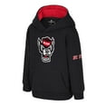 thumbnail image 2 of Toddler Colosseum  Black NC State Wolfpack Big Logo Volume Fleece Pullover Hoodie, 2 of 3