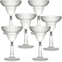 Flairware 12 oz Plastic Margarita Glasses 12 Per Pack