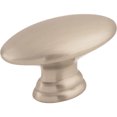thumbnail image 2 of 1-1/2" Dia. Oval Nouveau Knob - Brushed Satin Nickel, 2 of 2