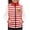 Christmas Bow Stripe Print, variant on Children's blanket warm vest Jamaican Rasta, Polyester Kids Polar Fleece Vest Jacket for Everyday Wear with Sleeveless Soft