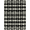Black And White, Pattern 17, variant on ODIKA 8'x10' Washable Area Rug Non-Shedding, Easy Care, Modern Farmhouse Grid Layout Evenly Spaced Geometric Diamond Accents for King Size Bedroom Under Bed, Master Suite