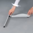 thumbnail image 5 of M&T Displays Adjustable Quick Banner Stand with Carrying Bag Aluminum Floor Standing Silver 35.4x74.81 Inch Display for Convention Conference Trade Show Office, 5 of 14