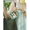 thumbnail image 3 of Bolsa de maquillaje Popvibe Small Clear Mini Travel Green, 3 of 9