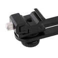 thumbnail image 3 of Dual Hot Shoe Bracket, Light Stand Bracket, Portable  Metal For Most Flash Holding Umbrellas, 3 of 8