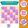 thumbnail image 5 of ProSource Kids Solid Colors Foam Puzzle Floor Play Mat, 36 or 16 tiles, 5 of 7