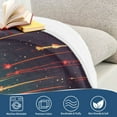 thumbnail image 4 of Yayeee Throw Blanket for Couch Soft Warm 60" x 80" Sofa Chair Bed Decoration, Astronaut and Sky, 4 of 7