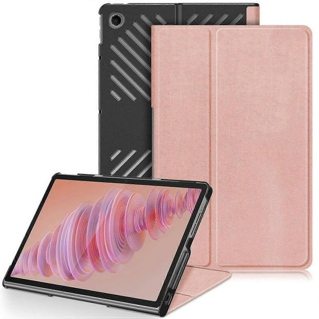 Case for Lenovo Tab Plus 11.5 inch TB351FU Heat Dissipation Stand Leather Tablet Case - Gray - WELLNGS